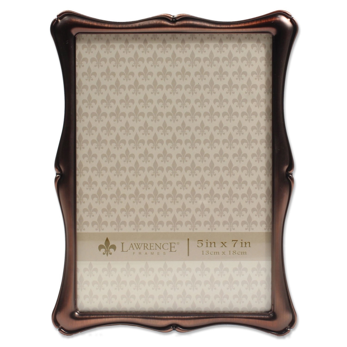 LawrenceFrames 712157 5 x 7 in. Romance Picture Frame, Bronze