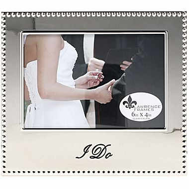 Lawrenceframes 290364 4 X 6 In. I Do Picture Frame, Silver
