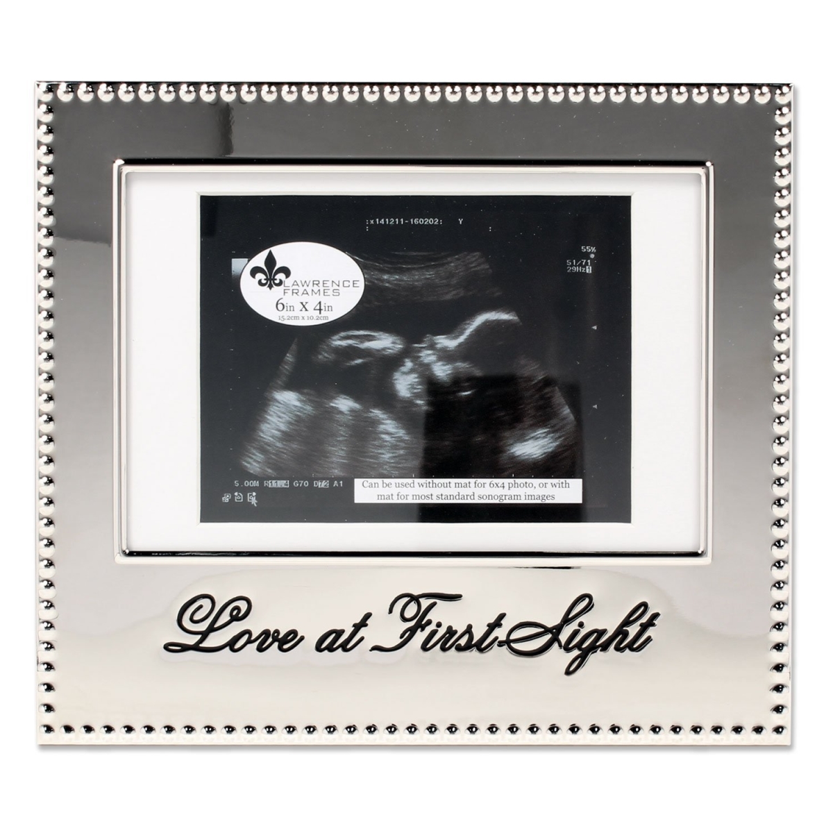 Lawrenceframes 291564 4 X 6 In. Love At First Sight Sonogram Frame, Silver