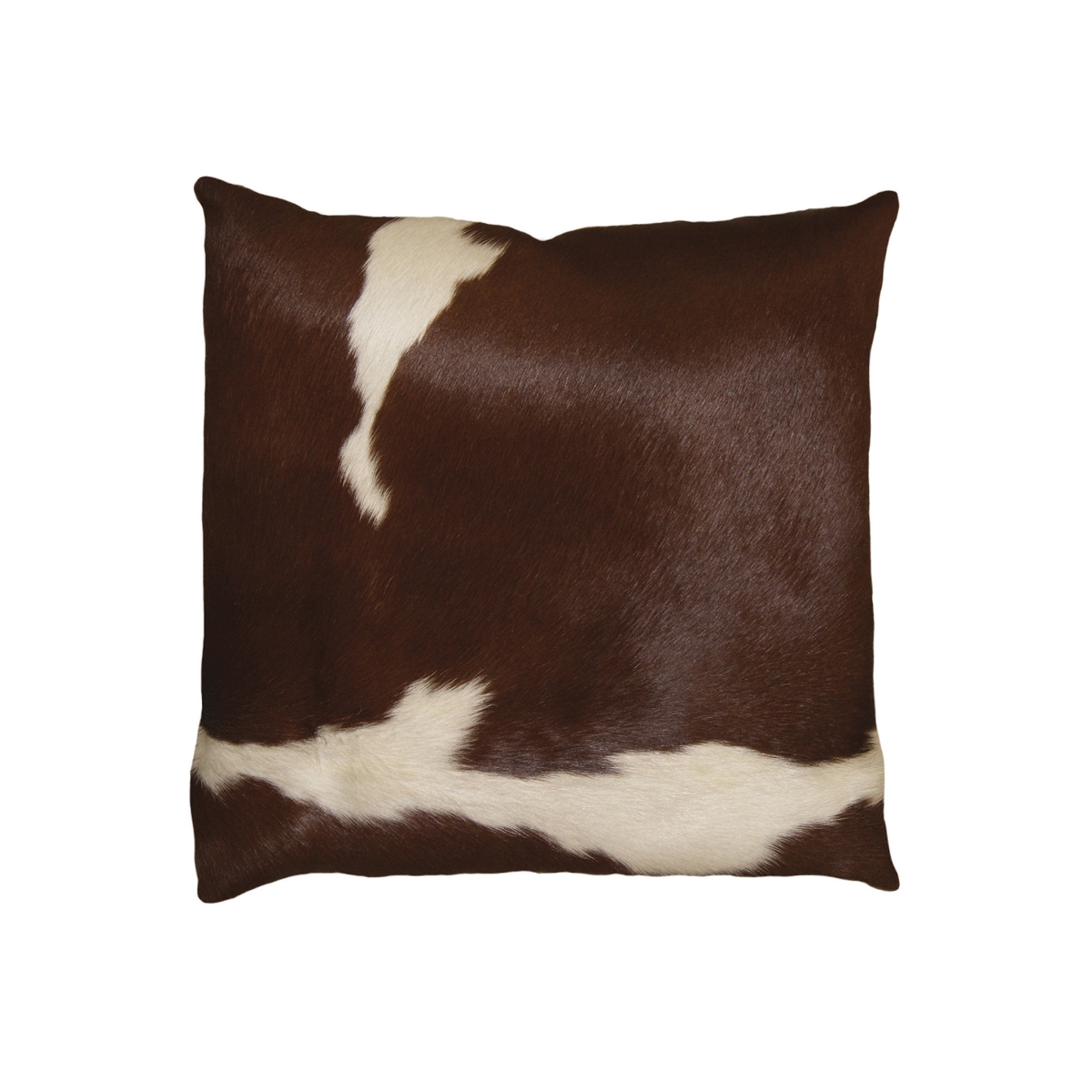 676685000026 18 X 18 In. Torino Kobe Cowhide Pillow - Brown & White