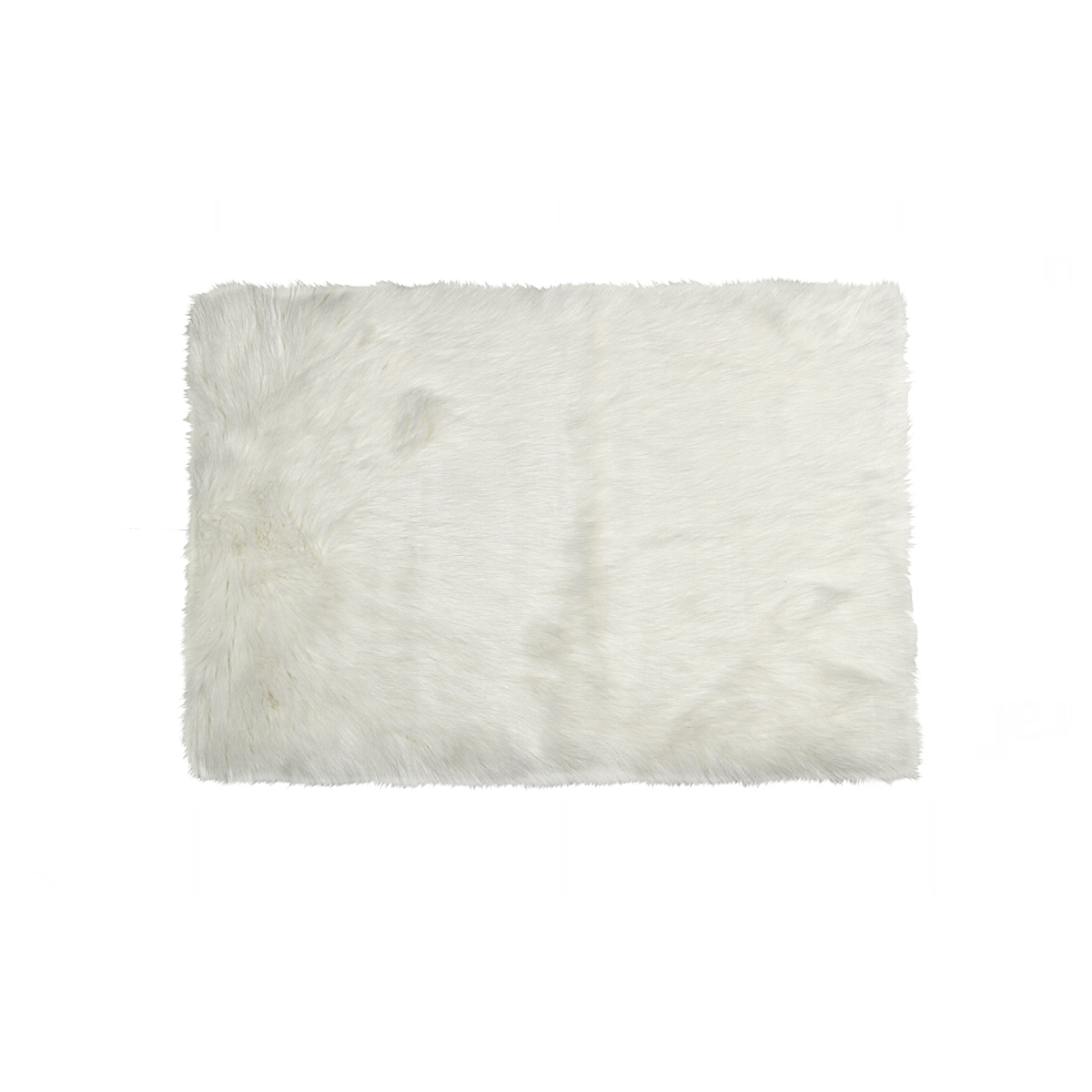 676685029997 3 X 5 Ft. Hudson Faux Fur Rectangular Rug - Off White