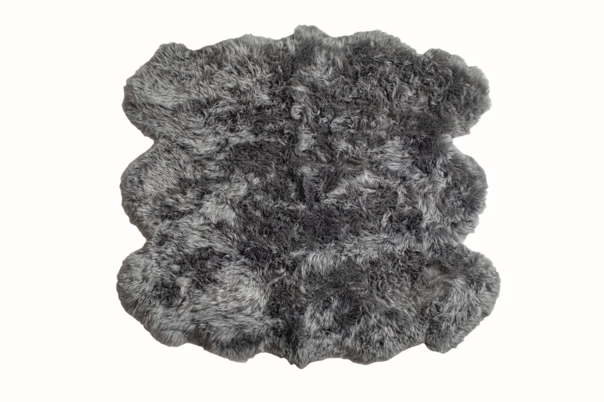 UPC 722985429927 product image for Home Decor Zealand Sheepskin Sexto Rug | 1-Piece | Grey | 5&'x6&' | upcitemdb.com