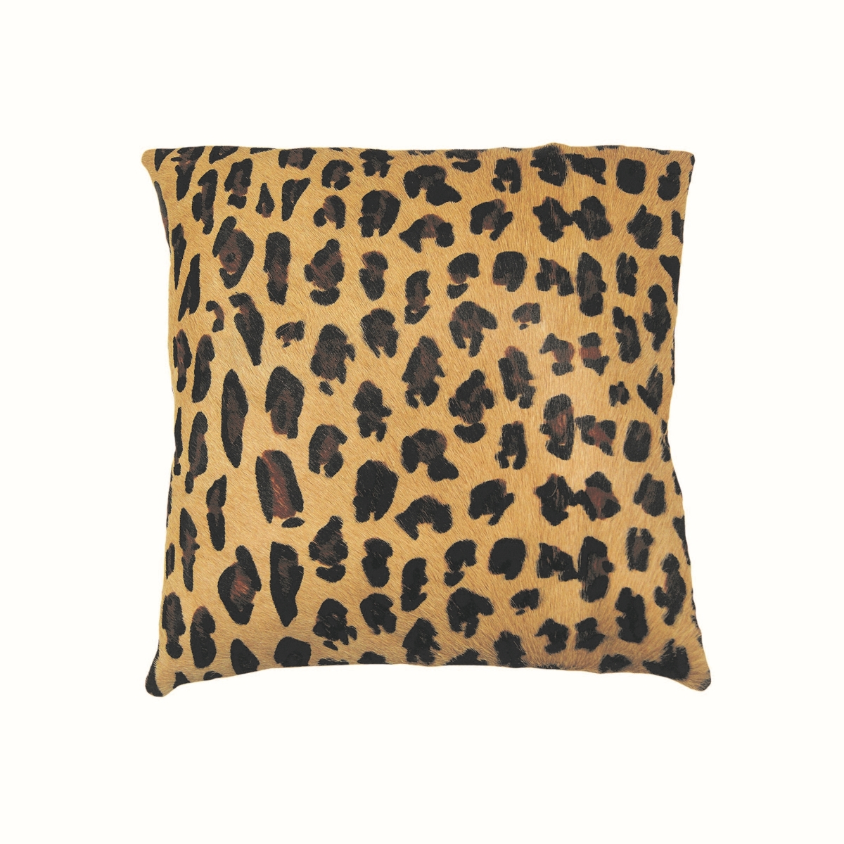 676685000057 18 X 18 In. Torino Togo Cowhide Pillow - Leopard