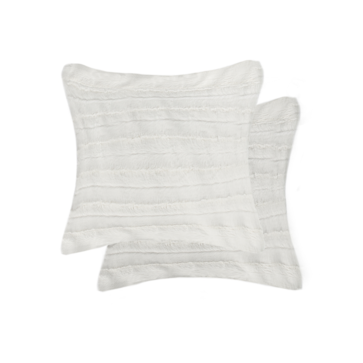 676685048592 18 X 18 In. Belton Linear Pillow - Off White - Pack Of 2