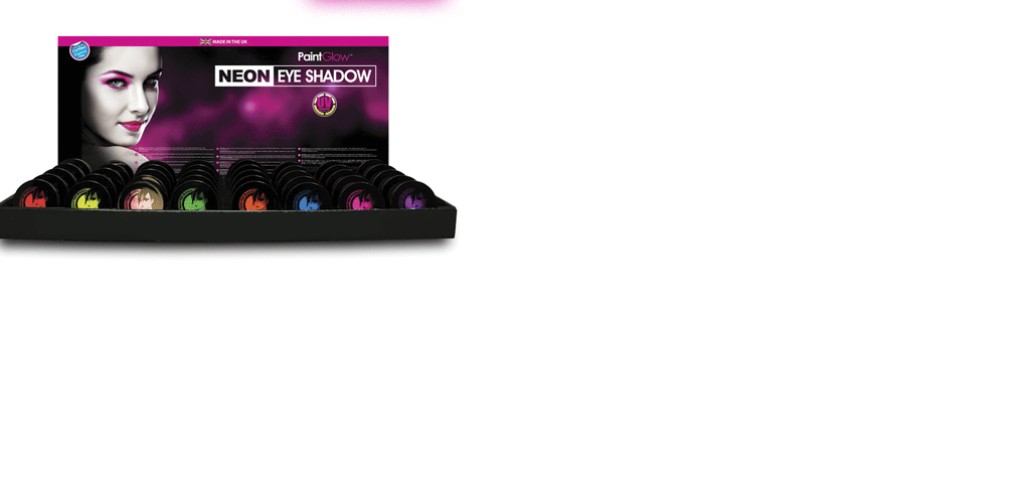 Uv Neon Eye Shadow Display, 48 Piece