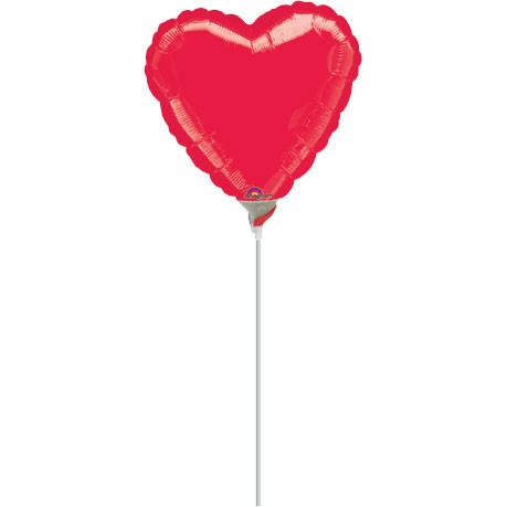 UPC 026635003414 product image for A0-0341 Metallic Red Heart Micro Balloon | upcitemdb.com