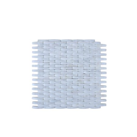 Ms-stone08 Mosaic With Stone Wall Tile, Off White