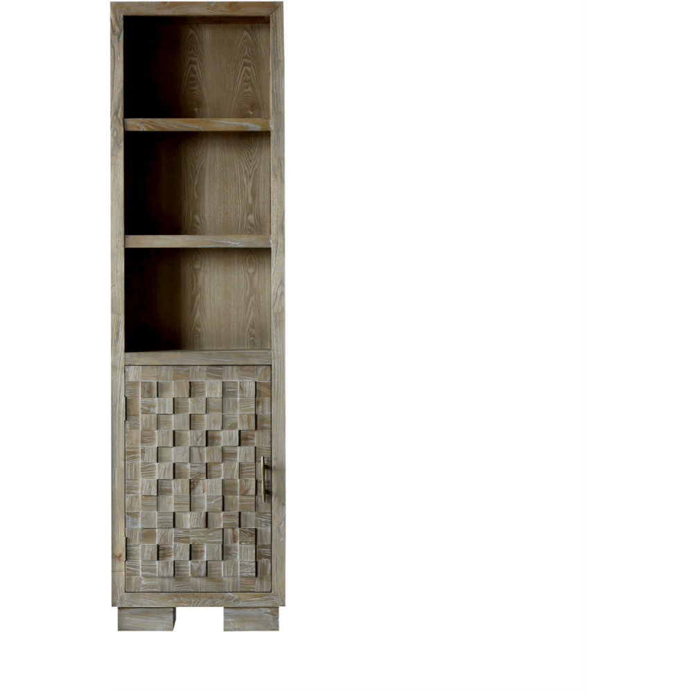 80 X 16 X 22 In. Side Cabinet, Brushed Natural