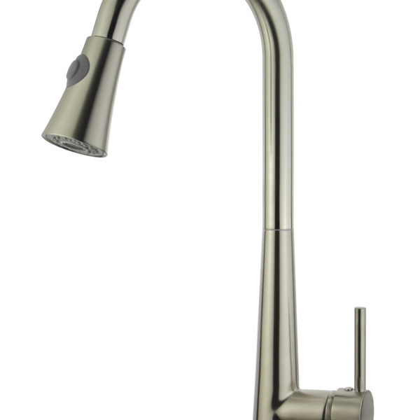 Legion Zk88402ab-bn 18.875 X 7.5 X 1.87 In. Upc Kitchen Faucet With Deck Plate, Brushed Nickel