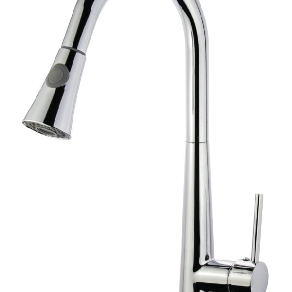 Legion Zk88402ab-pc 18.875 X 7.5 X 1.87 In. Upc Kitchen Faucet With Deck Plate, Polished Chrome