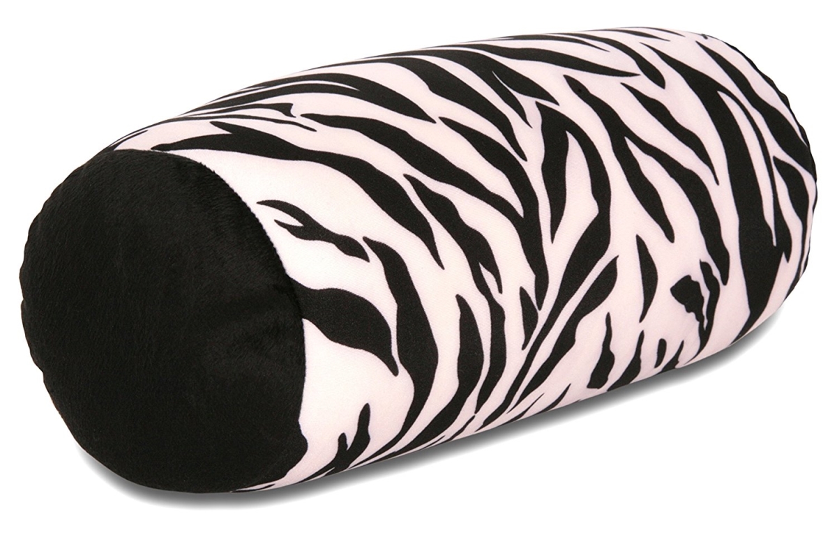 Mini Microbead Pillow Neck Roll Bolster Pillows - Squishy Mooshi Beads Offer Comfort & Support, Wild Print