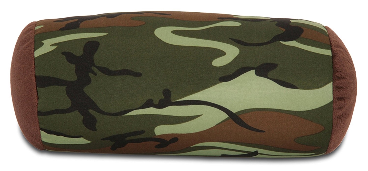 2-1-trv-pill-camo Deluxe 2 & 1 Travel Squish Microbead Pillow - Camouflage