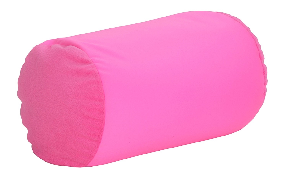 Mbr-023-23 Microbead Pillow Neck Roll Bolster Pillows - Squishy Mooshi Beads Offer Comfort & Support, Hot Rosa Purple