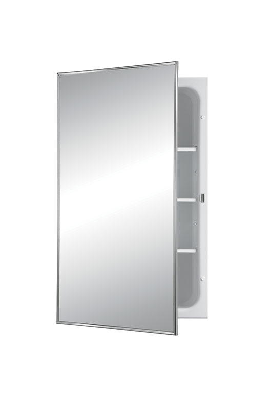 468bc 16 X 26 In. Medicine Cabinet With Adjustable Polished Stainless Steel
