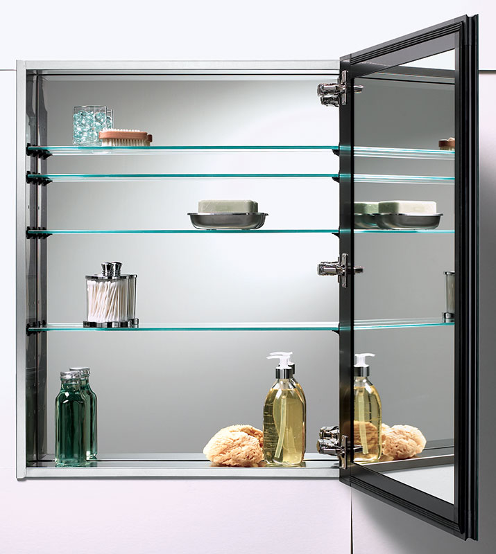 72ss304d 24 X 30 In. 1 Door Gallery Oversize Medicine Cabinet With Beveled Mirror