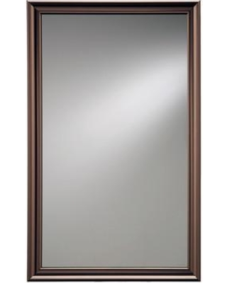 Fm1525ccsnp 15 X 25 In. Classic Framed Wall Mirror, Satin Nickel