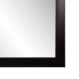 Fm3636ccbkf 36 X 36 In. Flat Framed Wall Mirror, Black