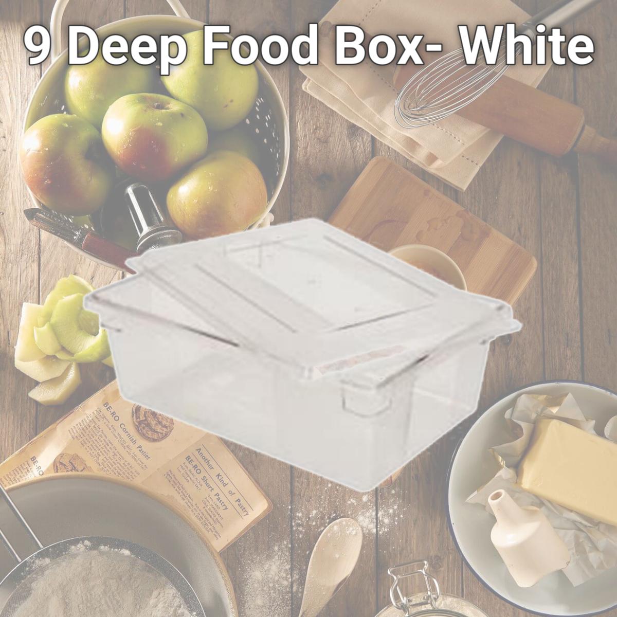 Picture of Rubbermaid RCP 3500 WHI 9   Deep Food Box- White