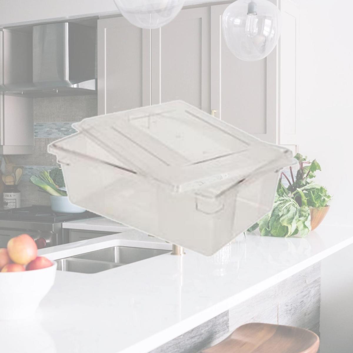 Picture of Rubbermaid RCP 3500 WHI 9   Deep Food Box- White