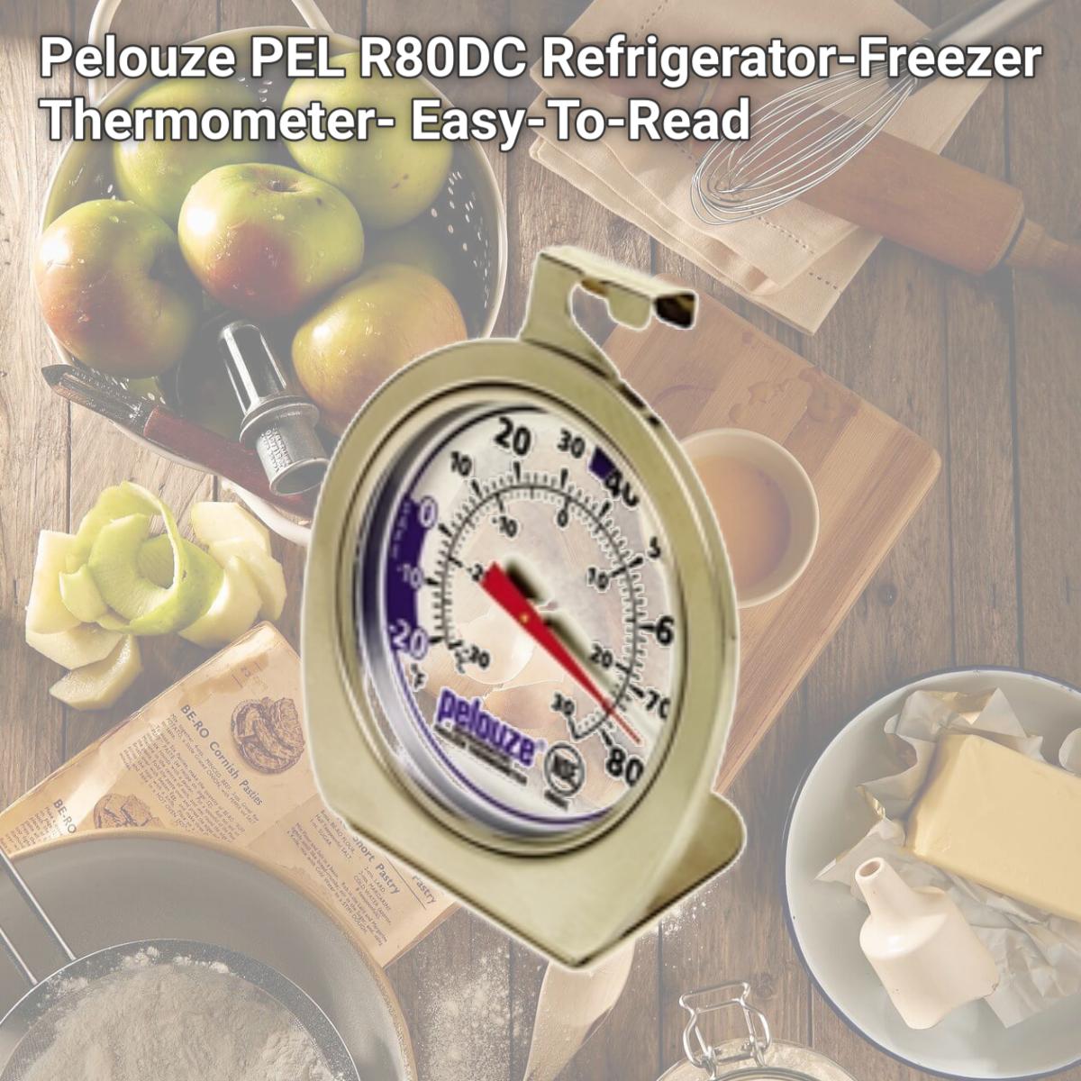 Picture of Pelouze PEL R80DC Refrigerator-Freezer Thermometer- Easy-To-Read