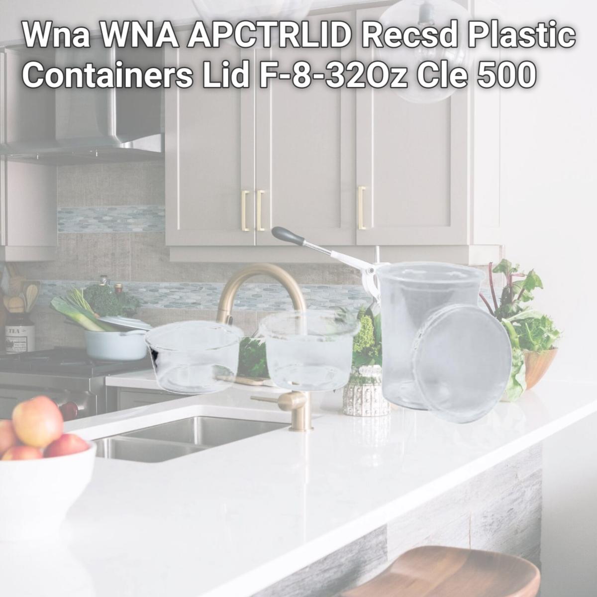 Picture of Wna WNA APCTRLID Recsd Plastic Containers Lid F-8-32Oz Cle 500
