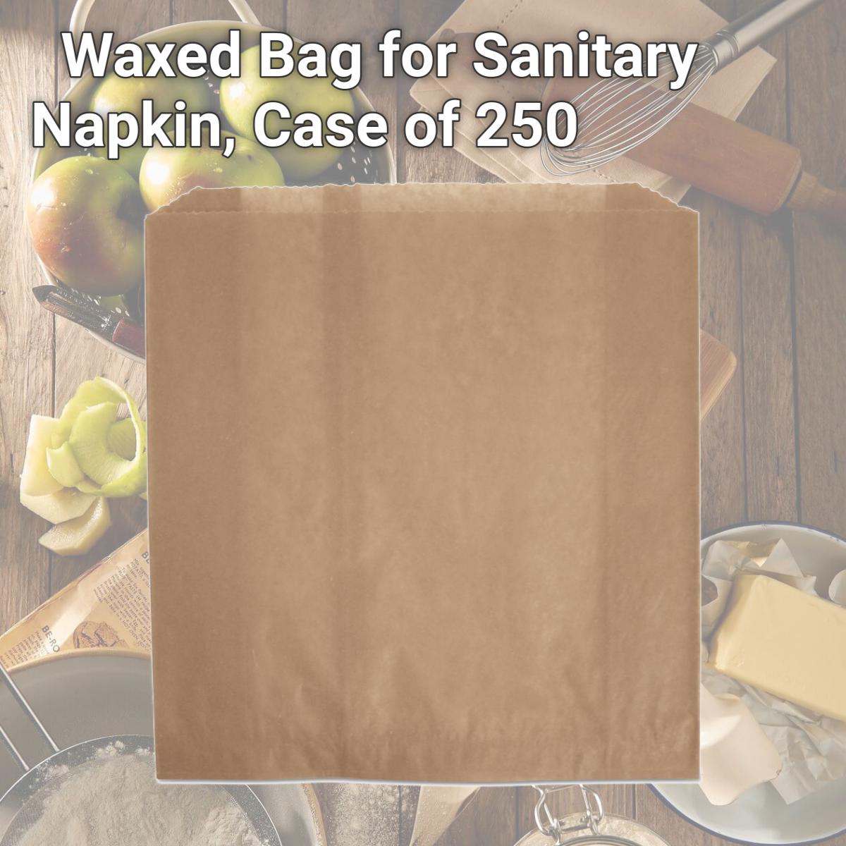 Picture of Lagasse HOS HS-6141 Waxed Bag for Sanitary Napkin, Case of 250