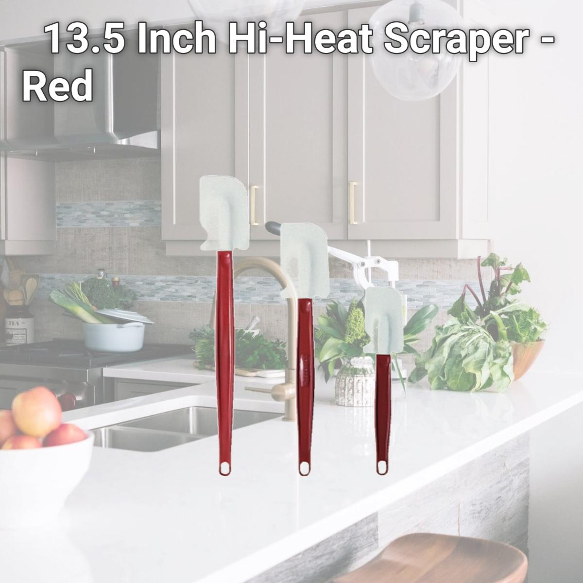 Picture of Rubbermaid Commercial Products RCP 1963 RED 13.5 Inch Hi-Heat Scraper - Red