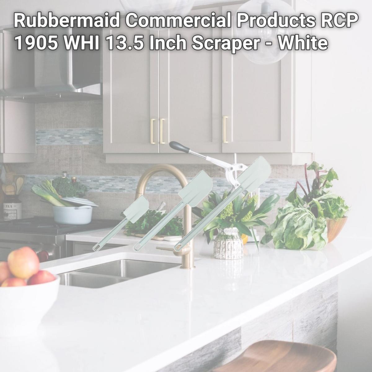 Picture of Rubbermaid Commercial Products RCP 1905 WHI 13.5 Inch Scraper - White