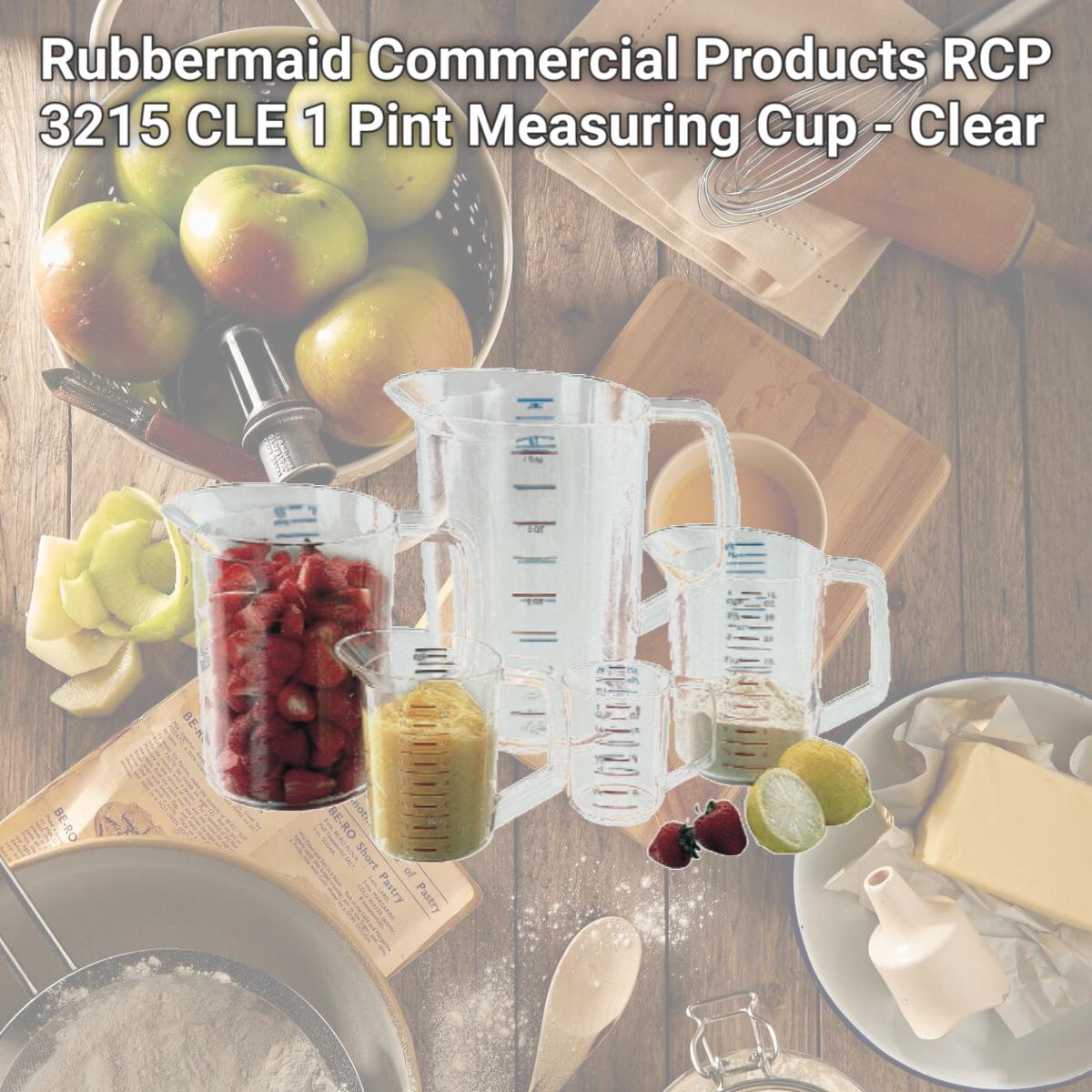 Picture of Rubbermaid Commercial Products RCP 3215 CLE 1 Pint Measuring Cup - Clear