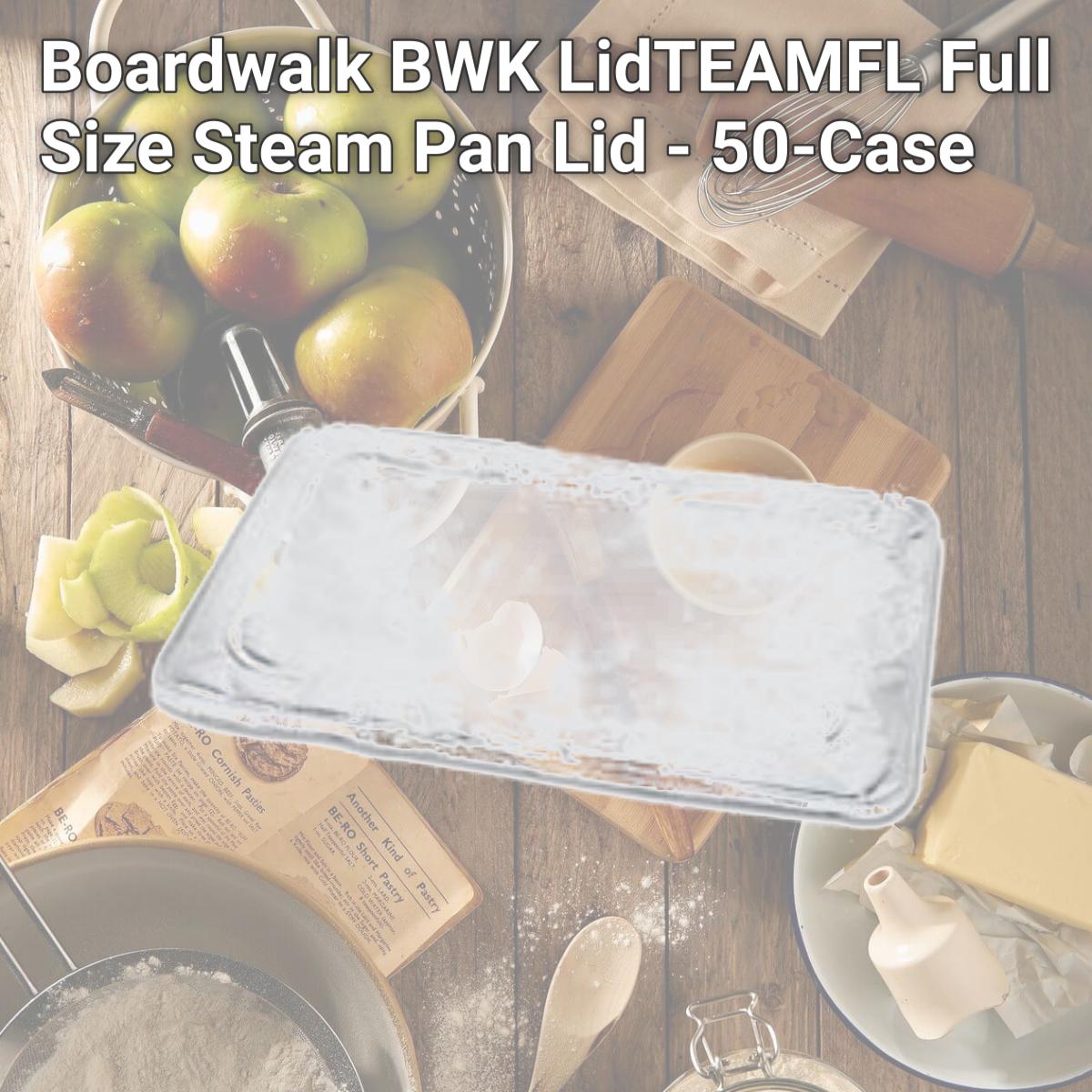 Picture of Boardwalk BWK LidTEAMFL Full Size Steam Pan Lid - 50-Case