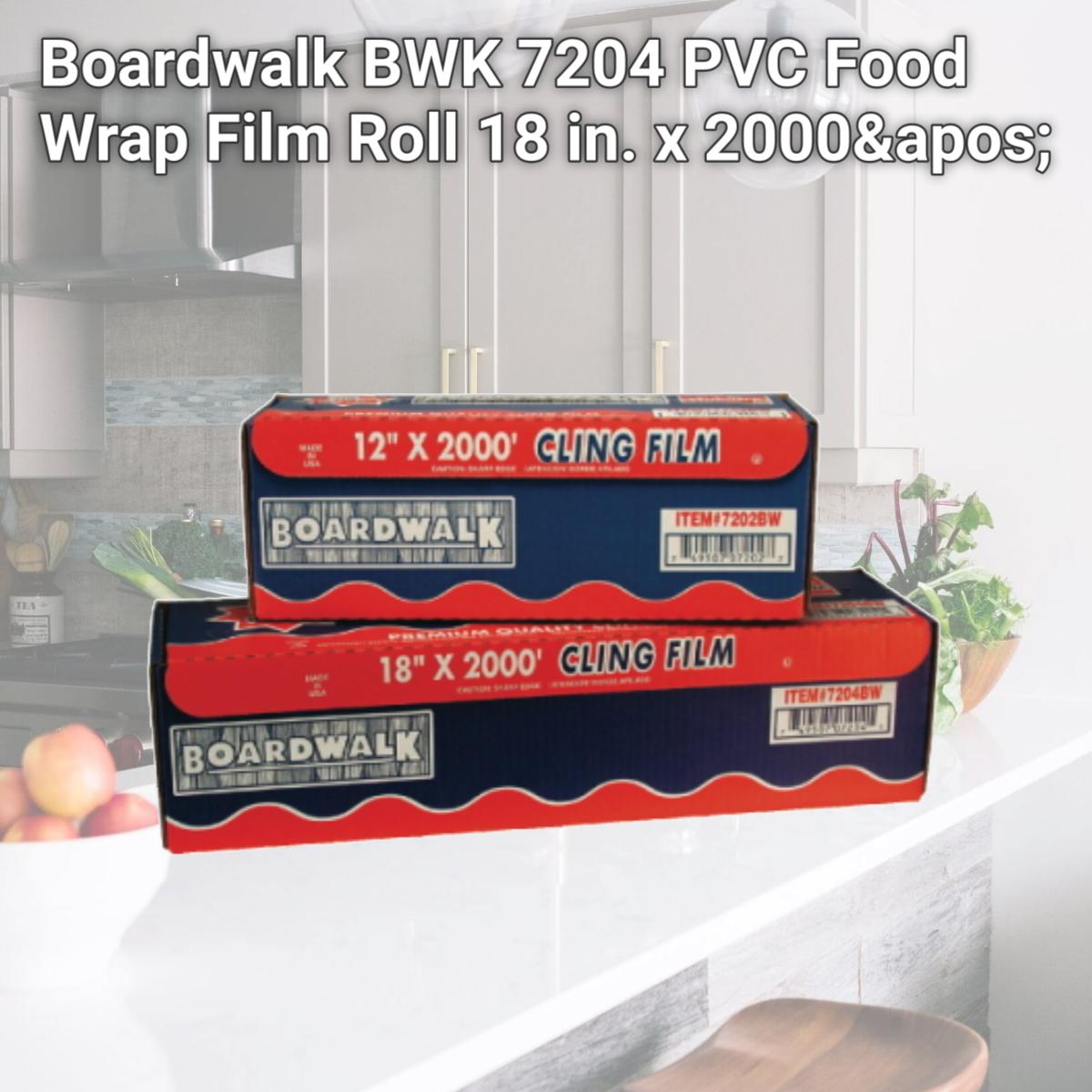 Picture of Boardwalk BWK 7204 PVC Food Wrap Film Roll 18 in. x 2000'