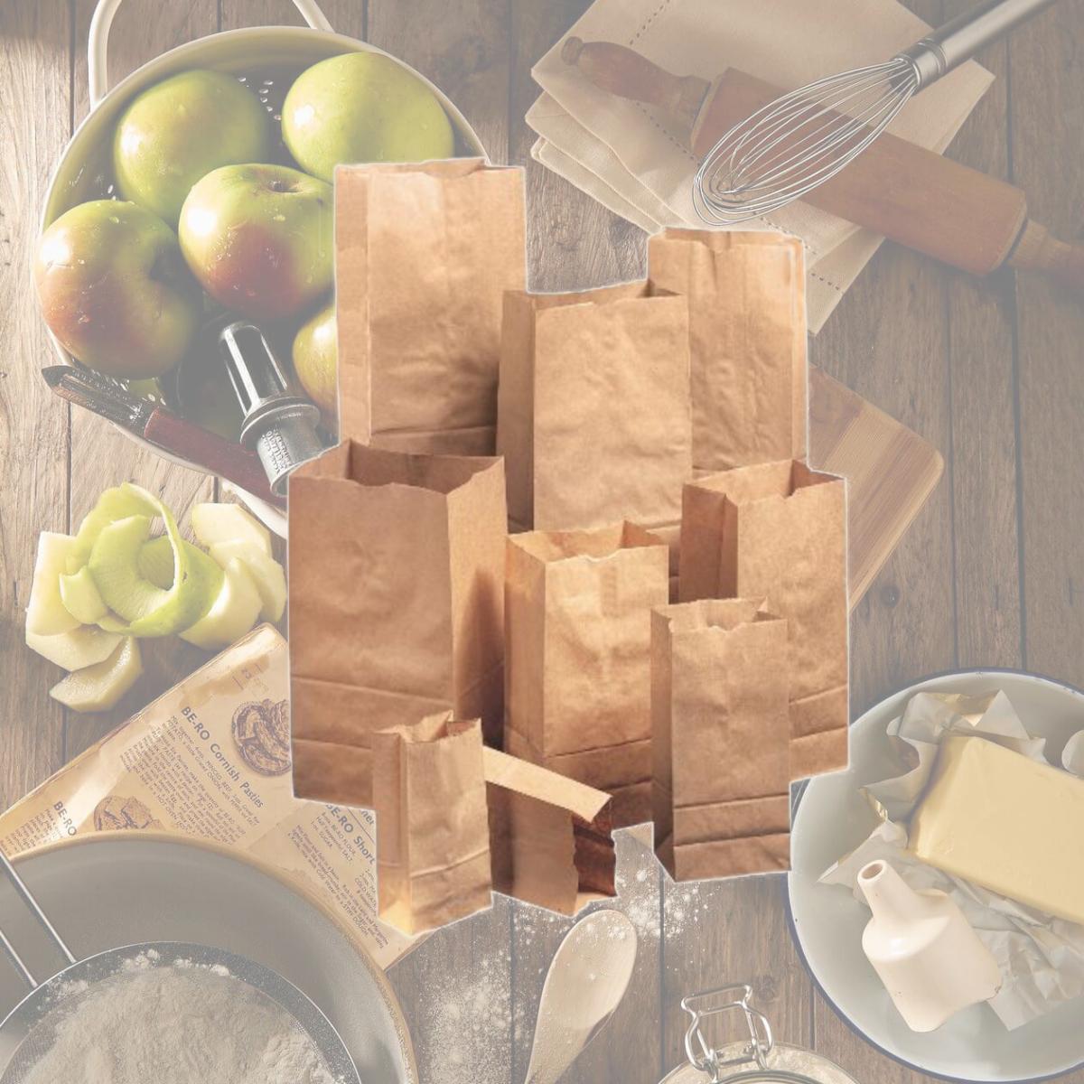 Picture of Paper Bags & Sacks BAG GX2-500 2 Natural Extra Heavy Duty Paper Bag 500-Bundle