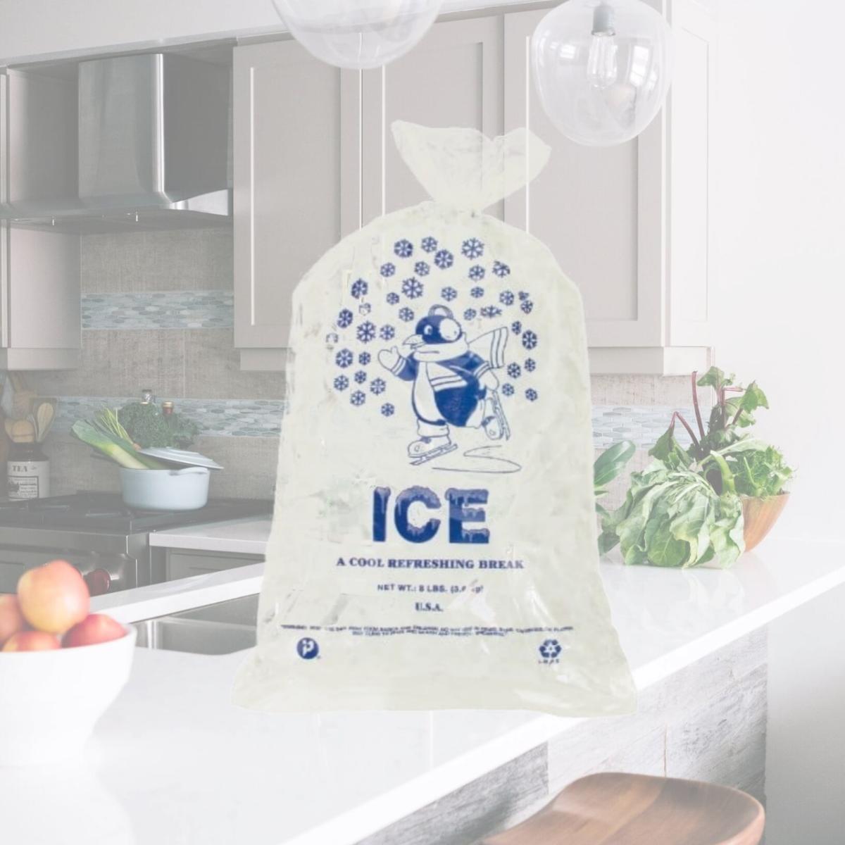 Picture of Inteplast Group IBS IC1221 Ice Bags with Twist Ties 12 in. W x 21 in. L