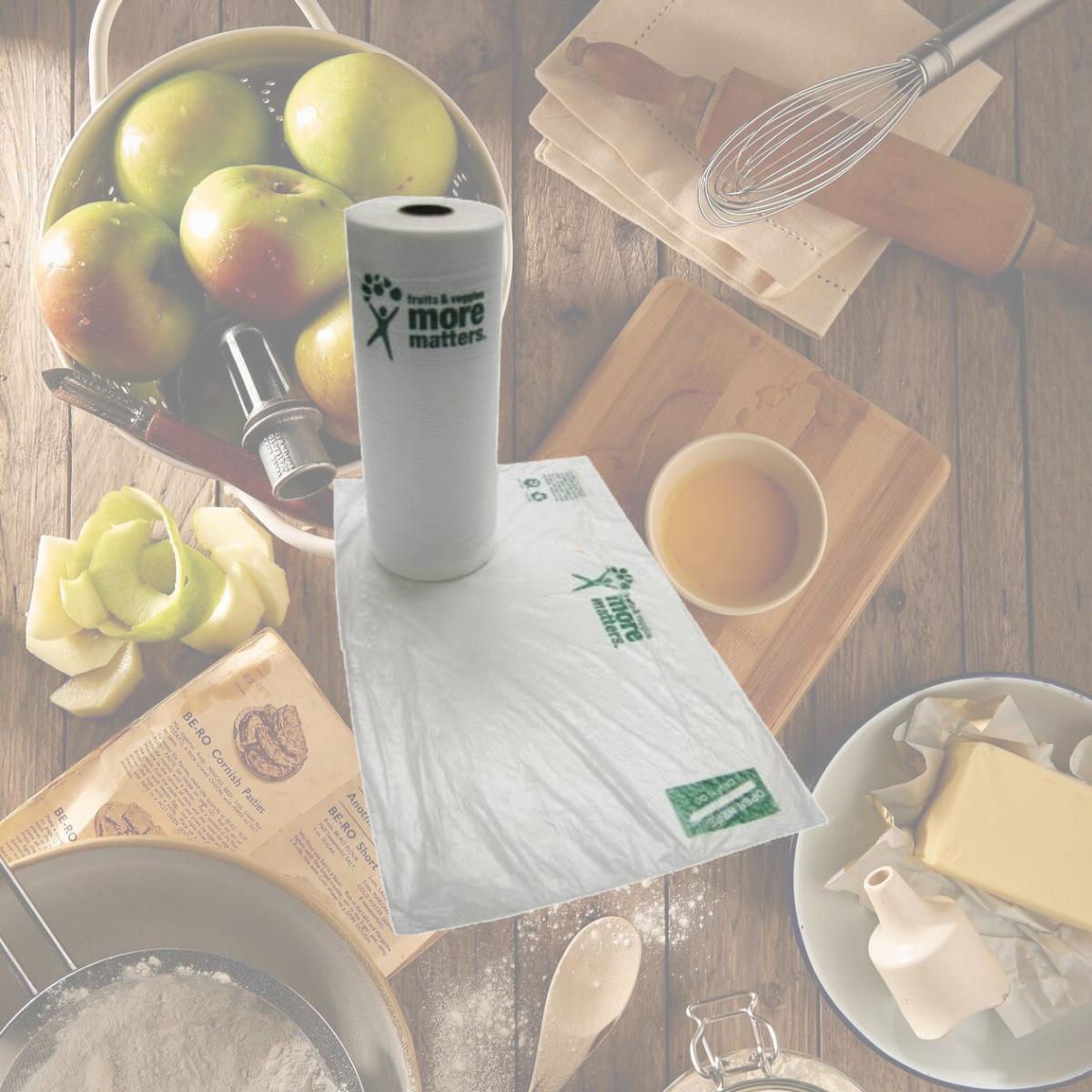 Picture of Inteplast Group IBS PHMORE15NS Produce Fruits and Veggies Bags - Polyethylene 10 in. W x 15 in. L