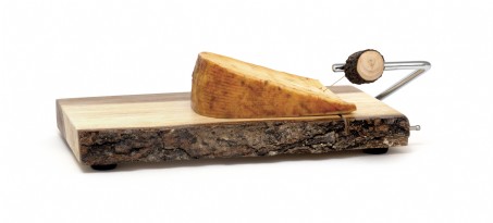 1032 Acacia Slab Cheese Slicer With Bark