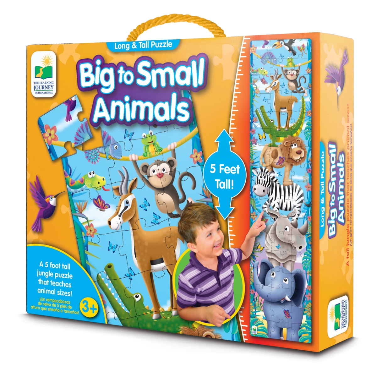 430057 Long & Tall Puzzles - Big To Small Animals