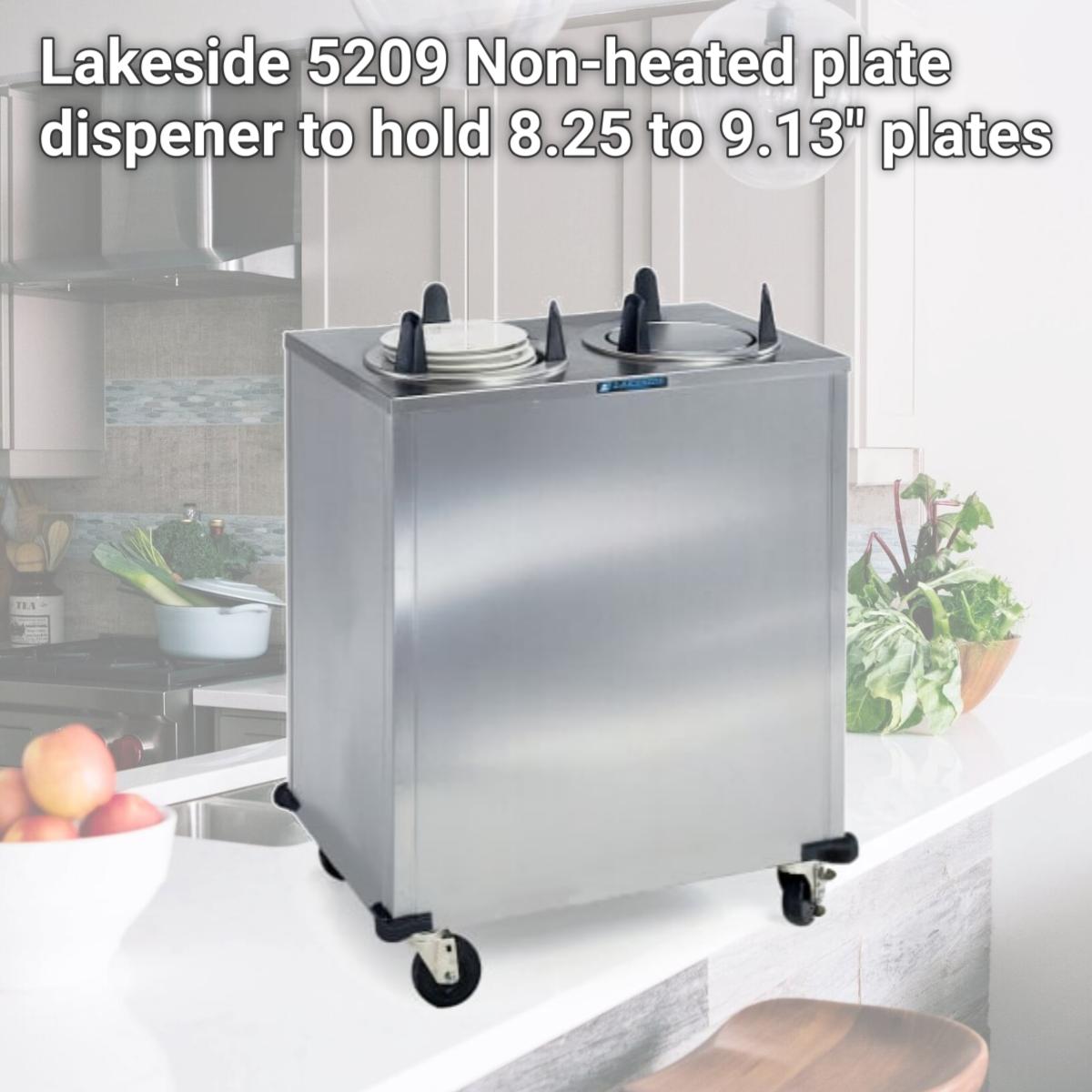Picture of Lakeside 5209 Non-heated plate dispener to hold 8.25 to 9.13" plates
