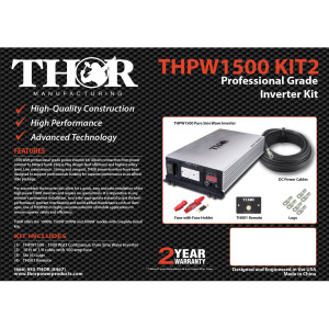 Thpw1000 12v 1000 Watt Pure Sine Wave Inverter With Usb 2.1