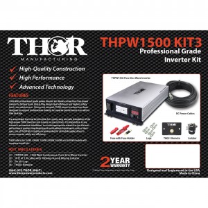 Thpw1500 Kit3 10 Ft. Of 1-0 Cable Remote With 150 Amp Fuse & 200 Amp Isolator