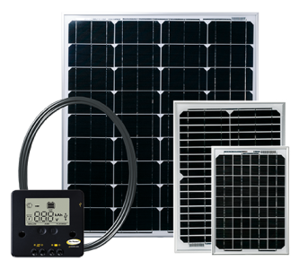 Gp-eco-80 80 Watt 4.6 Amp Solar Kit With 10 Amp Controller