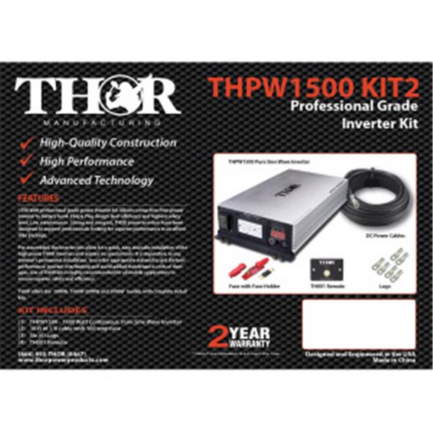 Thpw1500 Kit2 10 Ft. Of 1-0 Cable Remote With 150 Amp Fuse