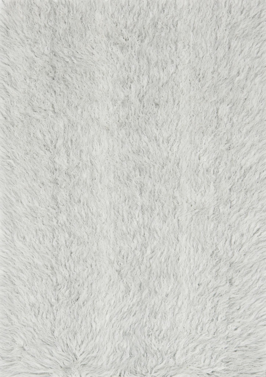 Petrpv-01ivsi7aa0 7 Ft. 10 In. X 10 Ft. Petra Shag Area Rug, Ivory & Silver