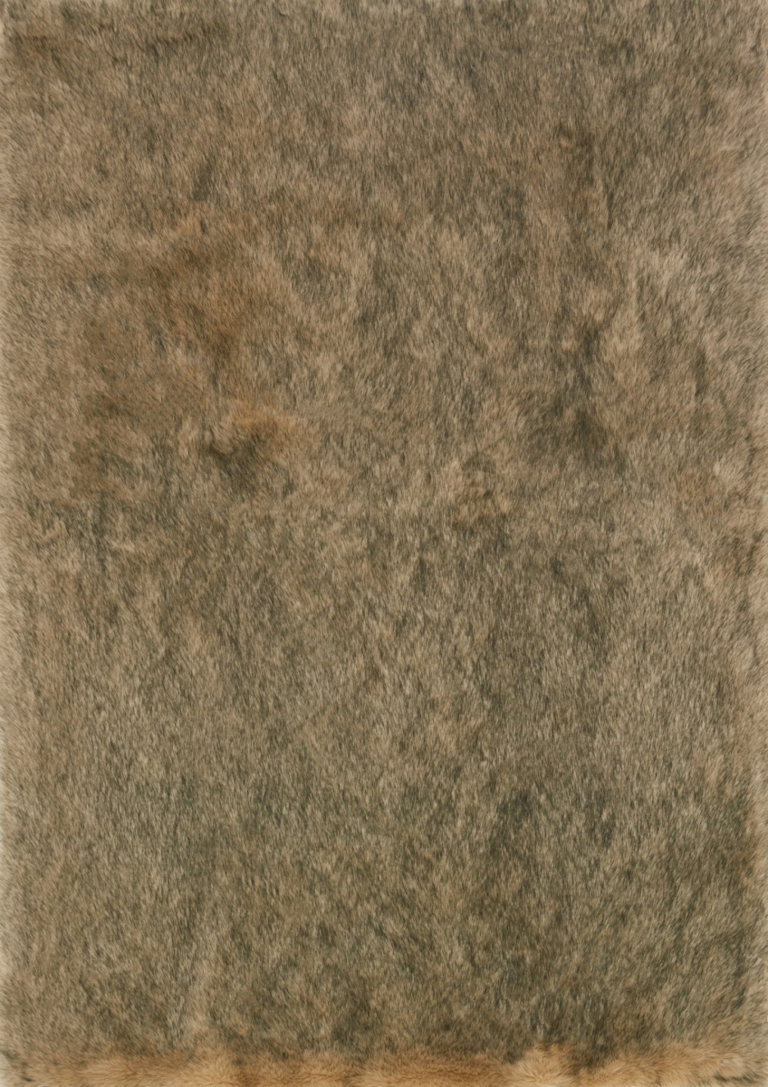 Finlfn-01bebl2676 2 Ft. To 6 In. X 7 Ft. To 6 In. Finley Machine Made Shag Rug, Beige & Black