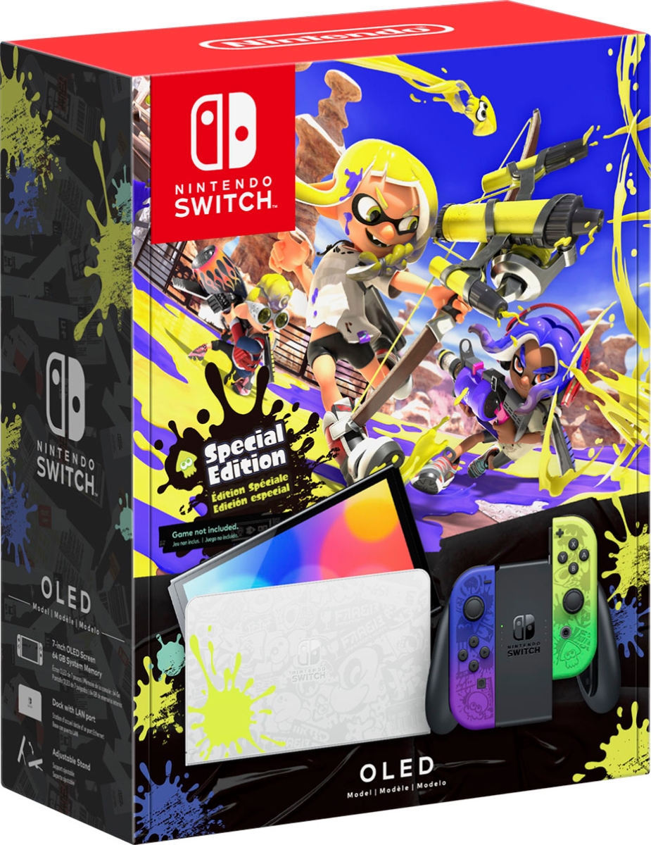 Switch OLED Model Splatoon 3 Special Edition Video Game