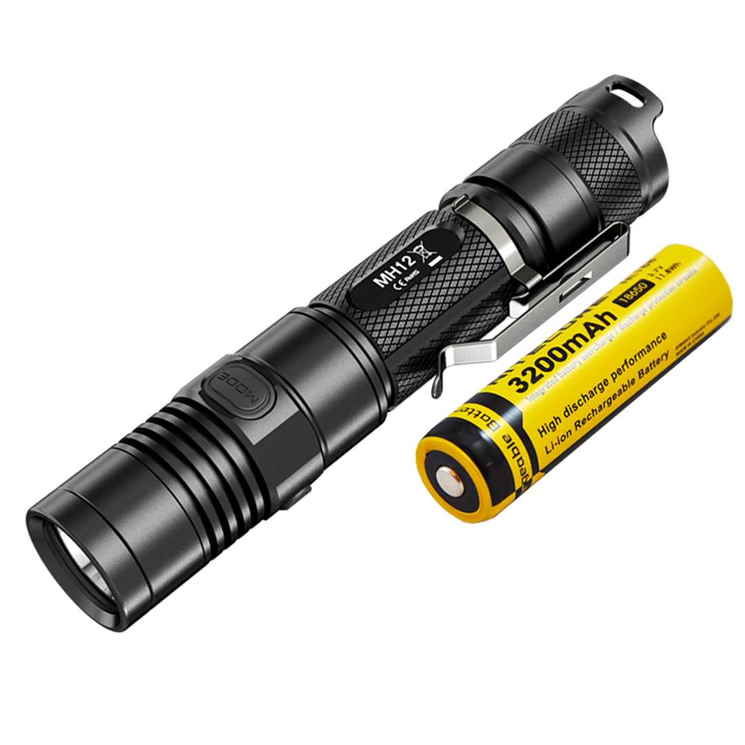 Fl-nite-mh12nw 1000 Lumen Multi Task Hybrid Rechargeable Flashlight, Neutral White