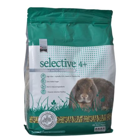 Spr20593 Selective 4 Plus Mature Rabbit Food - 4 Lbs