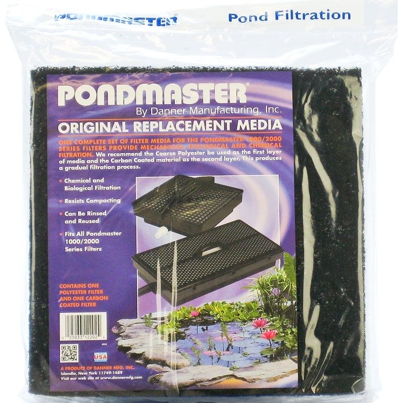 12202 12 X 12 In. Original Replacement Media Carbon & Polyester Pads