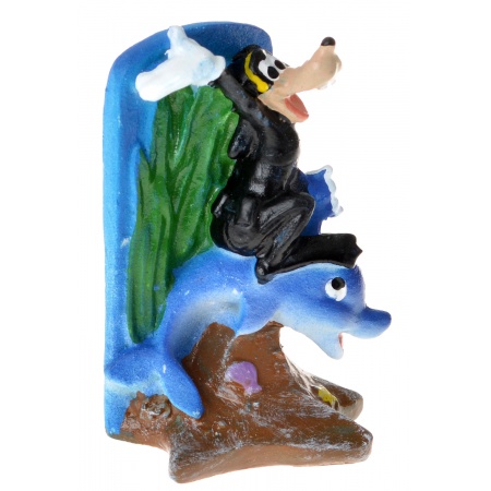 Goofy & Dolphin Resin Ornament