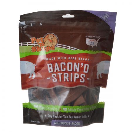 Pet N Shape 12520 6 Oz Bacond Strips With Duck & Bacon