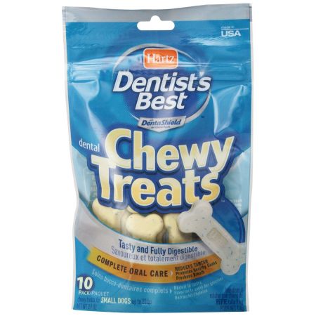 Hartz 12541 Dentists Best Chewy Treats - Bone Shape